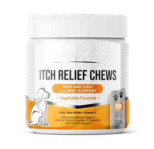 บรรเทาอาการแพ้ของสุนัขสำหรับอาการคัน<span class=keywords><strong>กัด</strong></span>ที่ผิวหนัง<span class=keywords><strong>กัด</strong></span>หูบรรเทาอาการแพ้ตามฤดูกา<span class=keywords><strong>ล</strong></span>-ส่วนผสมจากธรรมชาติภูมิคุ้มกันรองรับซอฟท์ชิวส์ - Product Image 1