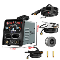 Nouvelle machine à souder MIG sans gaz ZOJAN IGBT Inverter 220V portable avec double affichage numérique, fil de 0,8 mm, pour bricolage domestique, 3-en-1