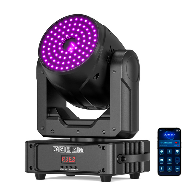 Portable 120W Dynamic Effects Light App Control 2w Rgb Full Color 3d Text Logo Animation Stage Moving Laser Projector Light