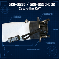 DEF Seviye Sensörü 528-0550 528-0550-002 Caterpillar CAT SCR Sistemi için Üre Tankı Seviye Göndericisi