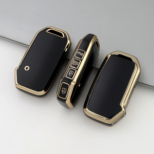 <span class=keywords><strong>Porte</strong></span>-clés de voiture en TPU à 4 boutons Gold Edge pour <span class=keywords><strong>porte</strong></span>-clés de voiture <span class=keywords><strong>Kia</strong></span> <span class=keywords><strong>Sportage</strong></span> 2022 - Product Image 1