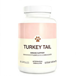 Cápsulas de Cola de Pavo OEM/ODM para Mascotas, Probióticos para Gatos y Vitaminas para Perros, Suplemento de Hongos, Favorece el Equilibrio Diario y el Bienestar - Product Image 1