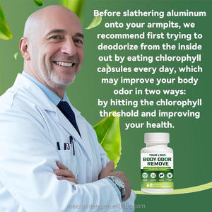 Cápsulas de Clorofila con Perejil y Menta para la Salud Digestiva y la Desintoxicación, Desodorantes Corporales para Adultos, Refuerzo Inmunológico - Product Image 2