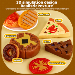Fingere di giocare in età prescolare bambini in miniatura taglio cibo Set <span class=keywords><strong>cucina</strong></span> <span class=keywords><strong>e</strong></span> cibo giocattoli per ragazze - Product Image 3