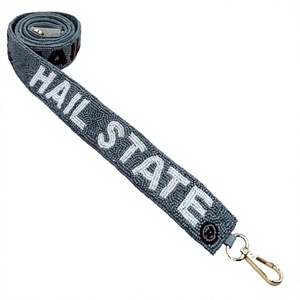 Rock Chalk Correa con cuentas Hecho a mano University of Kansas Spirit Accesorio para Game Day Tailgating y Jayhawks Fans Estilo todos los días - Product Image 5