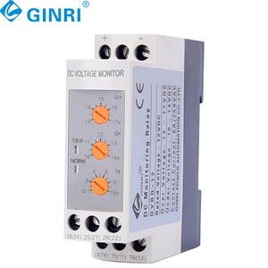 Ginri 12VDC dvrd điện Áp Màn hình <span class=keywords><strong>Relay</strong></span> trên dưới điện áp bảo vệ <span class=keywords><strong>Relay</strong></span> - Product Image 1