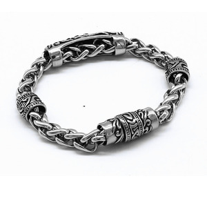Yunnique-pulsera con cierre magnético de estilo japonés y coreano, cadena de plata tibetana, diseño de calavera, joyería de moda para hombres y mujeres - Product Image 2