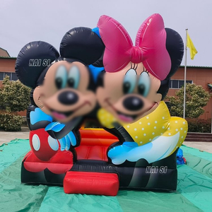 Castillo Inflable de Dibujos Animados, Lindo y Divertido, para Niños, con Soplador, para Fiestas de Cumpleaños - Product Image 4