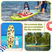 Paddle gonflable pour enfants personnalisable en gros planche à pagaie gonflable planche de surf sup