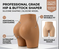 Culotte gainante en silicone de haute qualité pour fesses et hanches, avec coussinets en silicone, grandes tailles, pour un effet fessier et hanches artificiels pour femmes