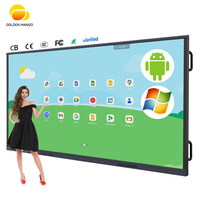 Nouveau modèle 2026 Tableau blanc interactif intelligent AI 65 75 86 98 110 pouces Écran plat pour salle de classe IA