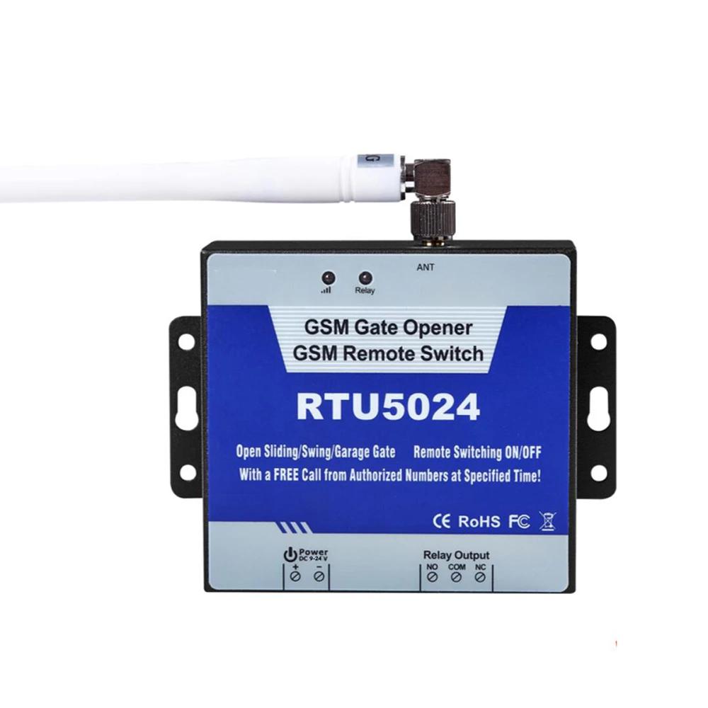 Controlador DE ACCESO RTU5024 2G GSM Llamada gratuita Comando SMS Abridor de puerta GSM Interruptor de relé de acceso remoto