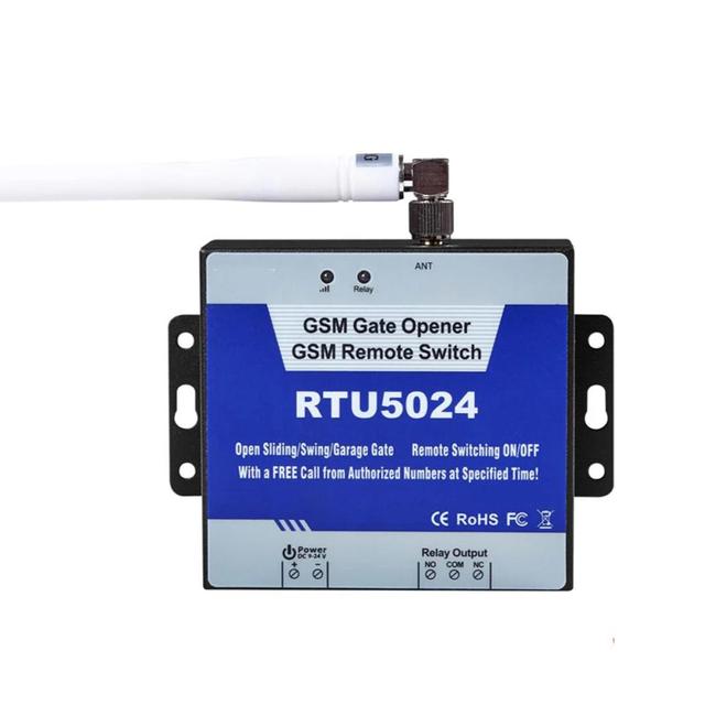 RTU5024 2G GSM Access Controller Free Call SMS Command GSM Door Gate Opener Remote Access Relay Switch