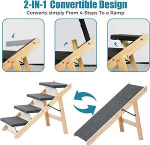 <span class=keywords><strong>Escalera</strong></span> de Madera para Perro, <span class=keywords><strong>Escalera</strong></span> para Mascotas Pequeñas, Medianas y Mayores, Esenciales para Cachorros y Gatos - Product Image 2