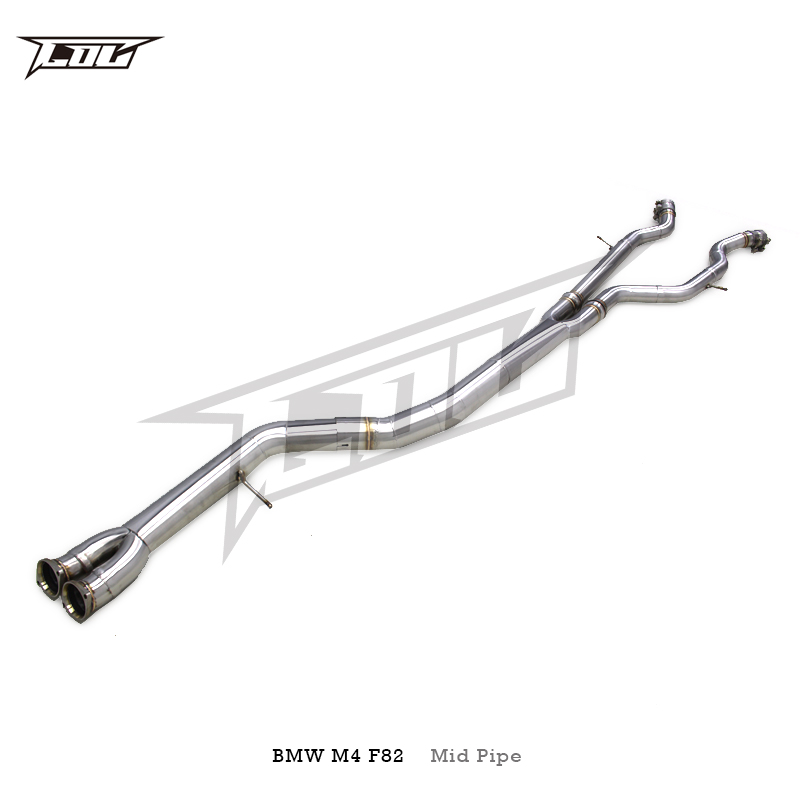 BMW M4（F82） 純正中間パイプ BMW F82 M4 ミッドパイプ交換 センターパイプ交換