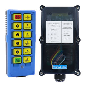 Télécommande industrielle pour palan électrique à vitesse unique, 1 émetteur, 1 récepteur, 8 boutons, très vendue - Product Image 1