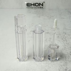 Tube de brillant à lèvres vide hexagonal transparent de 1,5 ml en gros avec bouchon à vis personnalisable pour cosmétiques - Product Image 5