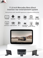 Venta Directa de Monitor LCD de 11.6 Pulgadas para Reposacabezas de Auto, Estéreo para Asiento Trasero, para Benz Clase E, Clase C, GLC, TV para Reposacabezas de Auto