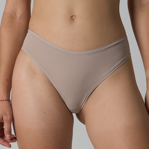 Sk1215 Của Phụ Nữ Overlock Rắn Traceless Băng Lụa Giữa Eo Yoga C'Becrotch Chống Vi Khuẩn Không Hông Vô Hình Bikini Quần - Product Image 1