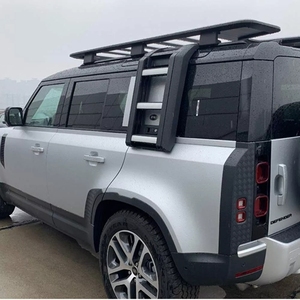Escalera Lateral de Aleación de Aluminio JOESHIER en Negro y Plata para Land Rover Defender 2020+ 90 110, Alta Calidad, Capacidad de Carga Superior a 100 kg - Product Image 5