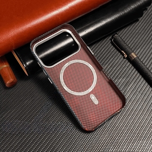 Custodia Magnetica con Motivo <span class=keywords><strong>Tetris</strong></span> Retrò per iPhone 17 16 Pro Max, Cover Antiurto con Texture in Fibra di Carbonio - Product Image 6