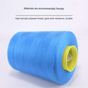 Fils à coudre 100% polyester haute ténacité 402 multicolores 8000 yards teints pour application vestimentaire - Product Image 4