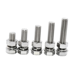 Lớp 8.8 din931 din933 ASTM A193 gr B7 thép không gỉ UNC UNF HDG Hex Bolt với Nut máy giặt - Product Image 6