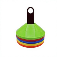 Conos de Entrenamiento de Agilidad de PE Duradero, Discos de Marcación de Obstáculos, Marcadores Deportivos Flexibles para Ejercicios de Fútbol, Baloncesto y Carrera