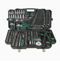 Ensemble de 161 pièces de clés à cliquet à 72 dents, embouts de douilles S2, kit d'outils volants pour réparation automobile (grands, moyens et petits)