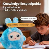 Personnalisation OEM, jouets en peluche intelligents multilingues avec intelligence artificielle, interaction électronique avec des animaux de compagnie, jouets en peluche IA