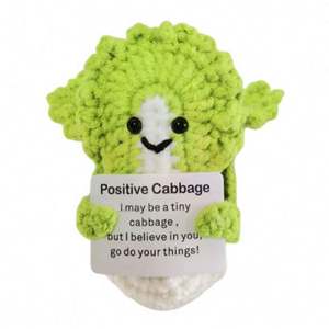 Kit de crochet unisexe Greenmart Pingouin, jouet en peluche fait main style dessin animé, accessoires brodés, cadeau de fête doux en fil de laine PP - Product Image 1