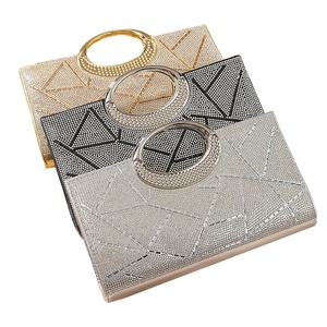 Women Glitter Clutch Purse Crystal Diamond Evening Bag Sparkling Shoulder Bag for Wedding Cocktail Party Prom - Product Image 2