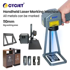Mini Portable Metal Laser Engraving Machine Logo Lettering 20w 30w Qr Code Laser Marking Machine