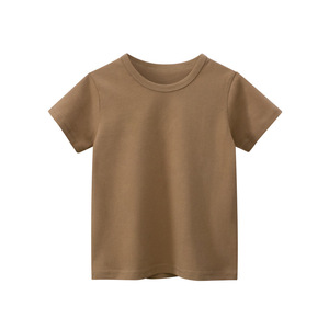 Camiseta Infantil de 11 Colores Sólidos para Niños y Niñas, Camisetas de Algodón para Verano, Camisetas para Bebés - Product Image 4