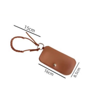 Étui à lunettes en cuir PU YY, pochette souple pour lunettes de soleil, étui portable pour lunettes avec dragonne