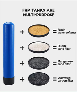 Réservoir FRP <span class=keywords><strong>Pentair</strong></span> 517-3065, réservoir en fibre de verre haute pression 150 Psi, réservoir filtrant industriel pour <span class=keywords><strong>adoucisseur</strong></span> et purification de l'eau - Product Image 2
