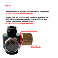 Vanne de pression de gaz HPA à cylindre, filetage m18 x1,5, 2800psi, réservoir d'air, régulateur de pression, livraison gratuite