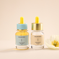 Flacon compte-gouttes en verre transparent à paroi épaisse de 30 ml pour sérum facial, huile essentielle, emballage cosmétique pour soins de la peau
