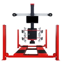 Machine de levage de voiture hydraulique haute efficacité stable qualité longue durée de vie alignement de roue combo 4 poteaux ascenseur de voiture