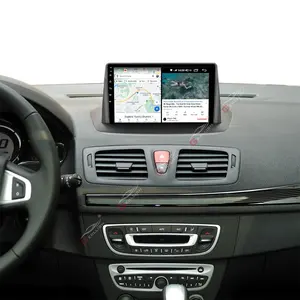 Gerllish วิทยุติดรถยนต์9 ",เครื่องเล่นมัลติมีเดีย DVD สำหรับ Renault Megane 3 2008-2014ระบบนำทาง GPS WIFI Video SWC