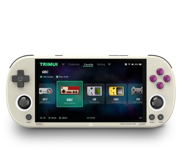 TRIMUI SMART PRO 4.96inch IPS Screen Type-c 5000mah Battery Retro Style Pocket Portable Handheld Game Console