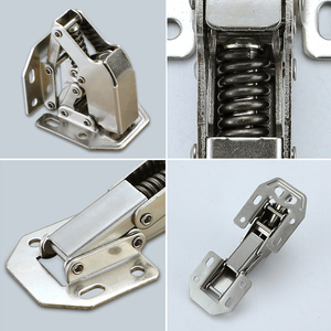 Muebles americanos de 3/4 pulgadas, fácil instalación, <span class=keywords><strong>bisagras</strong></span> de rana de cierre suave hidráulico normal para armarios - Product Image 6