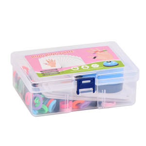 Juego de anillos CPC CE, juguete de clasificación de colores Montessori, juego de mesa de emparejamiento de dedos con banda elástica y campana para niños pequeños - Product Image 6