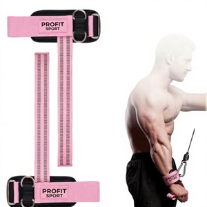 Correas de Muñeca de Neopreno con Anillo en D y Logotipo Personalizado, Ajustables, para Entrenamiento de Gimnasio, Levantamiento de Pesas, Soporte de Muñeca de Neopreno con Anillo en D - Product Image 1
