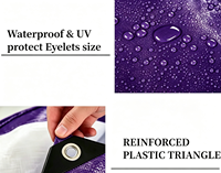 Bâche imperméable en PE pour auvent extérieur, résistante aux UV, protection contre la pluie pour jardin, bateaux, camions, bâtiments et agriculture