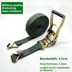 2025ใหม่ขายดีเข็มขัดรัดรถบรรทุกสีเขียวแบบทหารเชือกปิดผนึกเชือกเบรกเชือกรัดสินค้า - Product Image 2