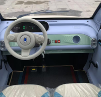Véhicule de transport électrique à quatre roues entièrement fermé, neuf, 4 places, mini-voiture électrique rose, autonomie 101-200 km, vente en gros
