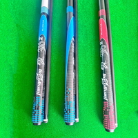 Naipni Queue de billard professionnelle en fibre de verre et de carbone, différentes couleurs, 12.5mm, bâton de billard 1/2