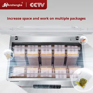 Machine à vide électrique Anshengke entièrement automatique, commerciale, double usage sec/humide, haute puissance 1,8 kPa, pour l'emballage et la scellage des aliments et des briques de riz - Product Image 3