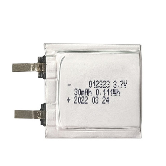 OEM Ultra Thin 25mAh 30mAh Li-polymer Lithium Ion Batteries 102323 503035 502540 3000 Mah 3.7V Lipo Flexible 4angle Battery
